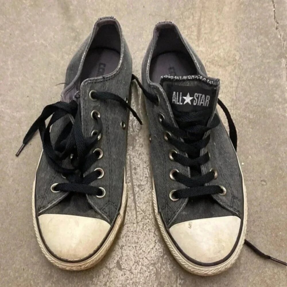 Black denim  converse